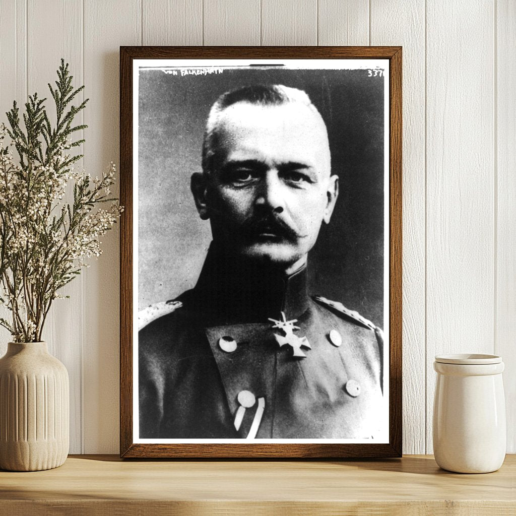 Erich von Falkenhayn: WWI Military Leader Portrait