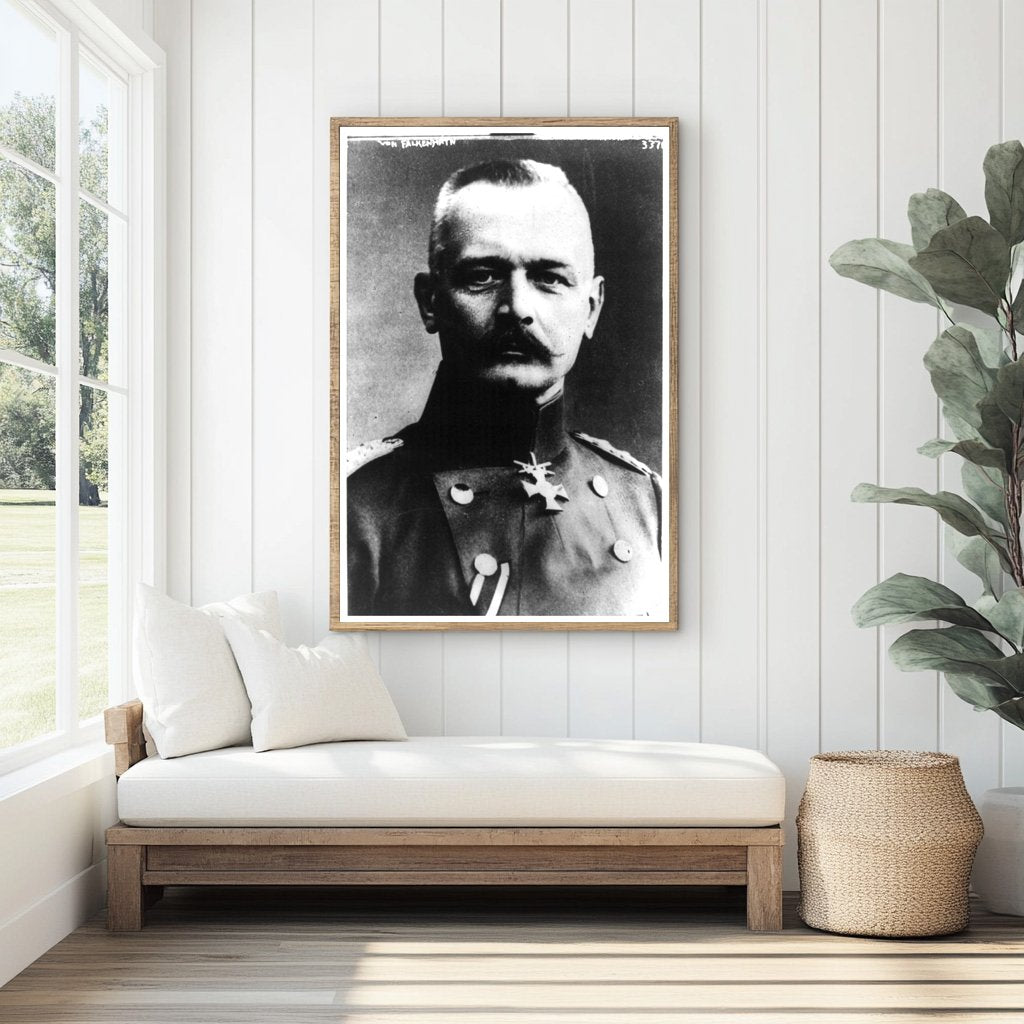 Erich von Falkenhayn: WWI Military Leader Portrait