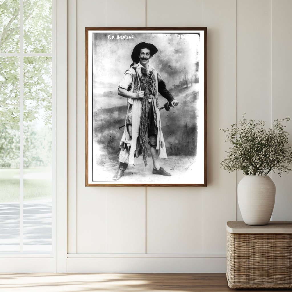 Vintage Portrait of a Celebrated British Stage Actor