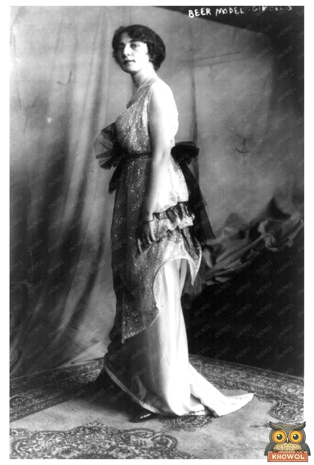 Vintage 1914 Gimbels Beer Model Advertising Print