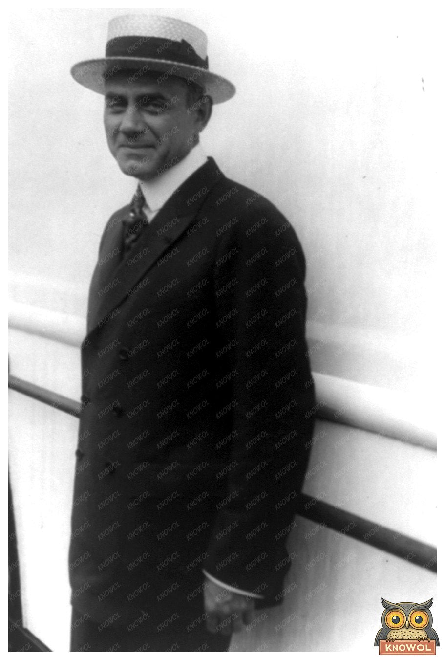 1924 Athletic Pioneer William Hayward in NYC Portrait