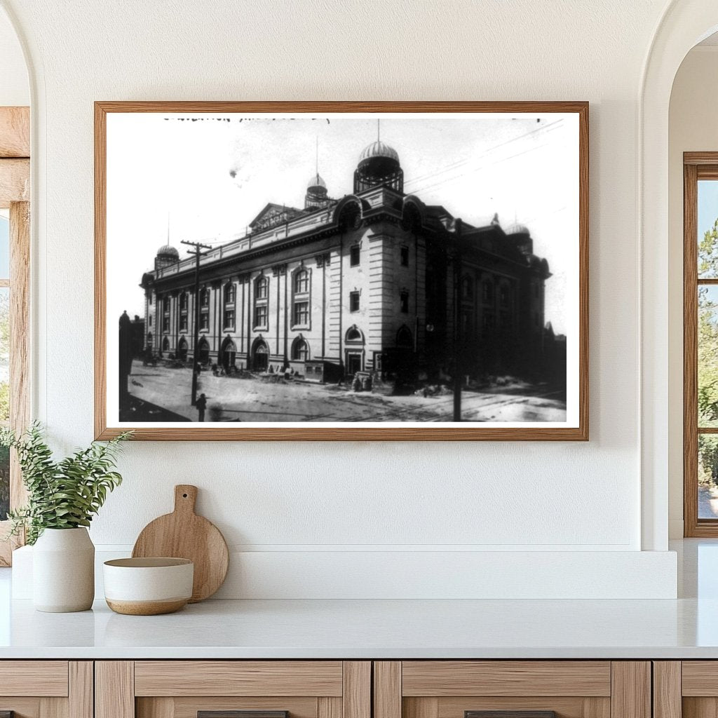 Denvers Iconic Convention Hall Under Construction (1908-1914