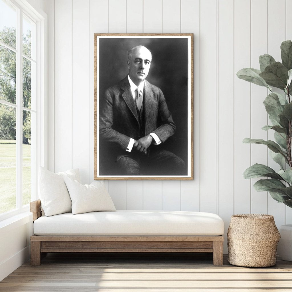 Historic Portrait of Early 20th Century Politician