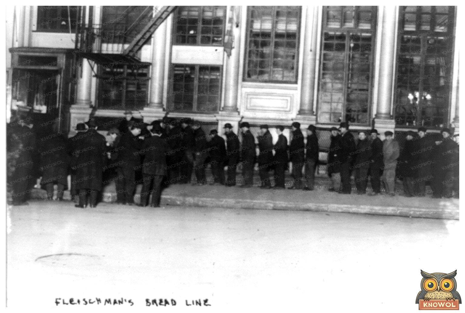 1913 Bowery Bread Line: Hope Amid Hardship