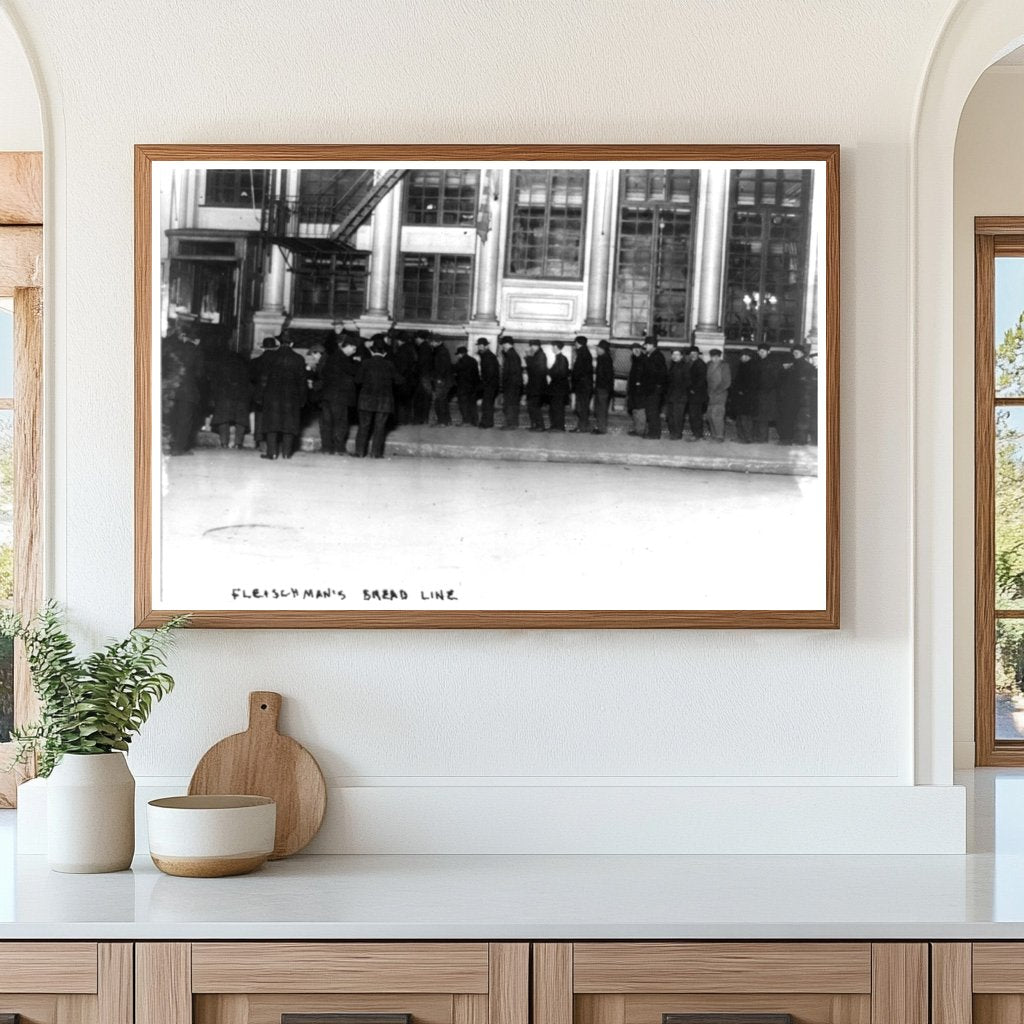 1913 Bowery Bread Line: Hope Amid Hardship