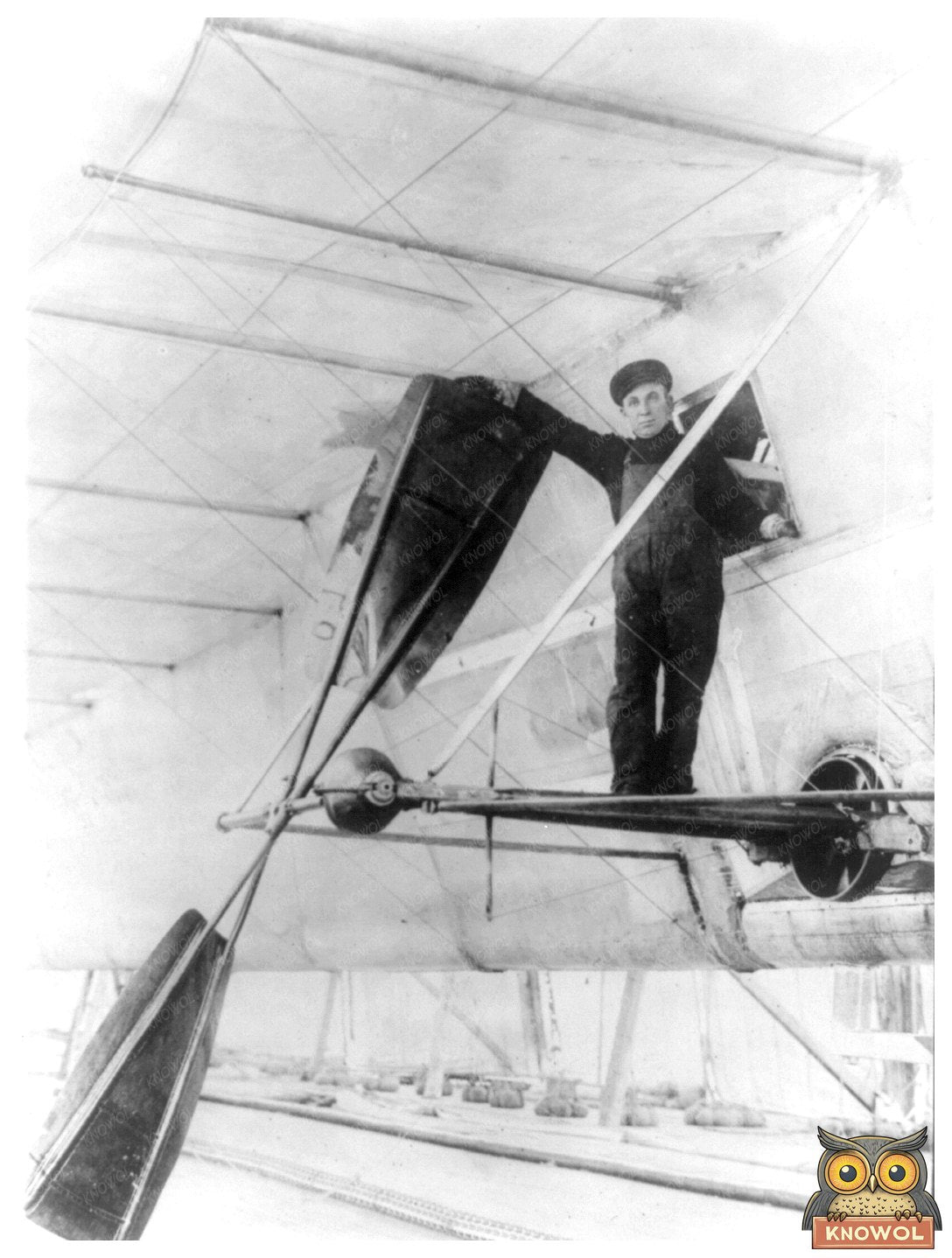 1910 Wellman Airship Construction Components Photo