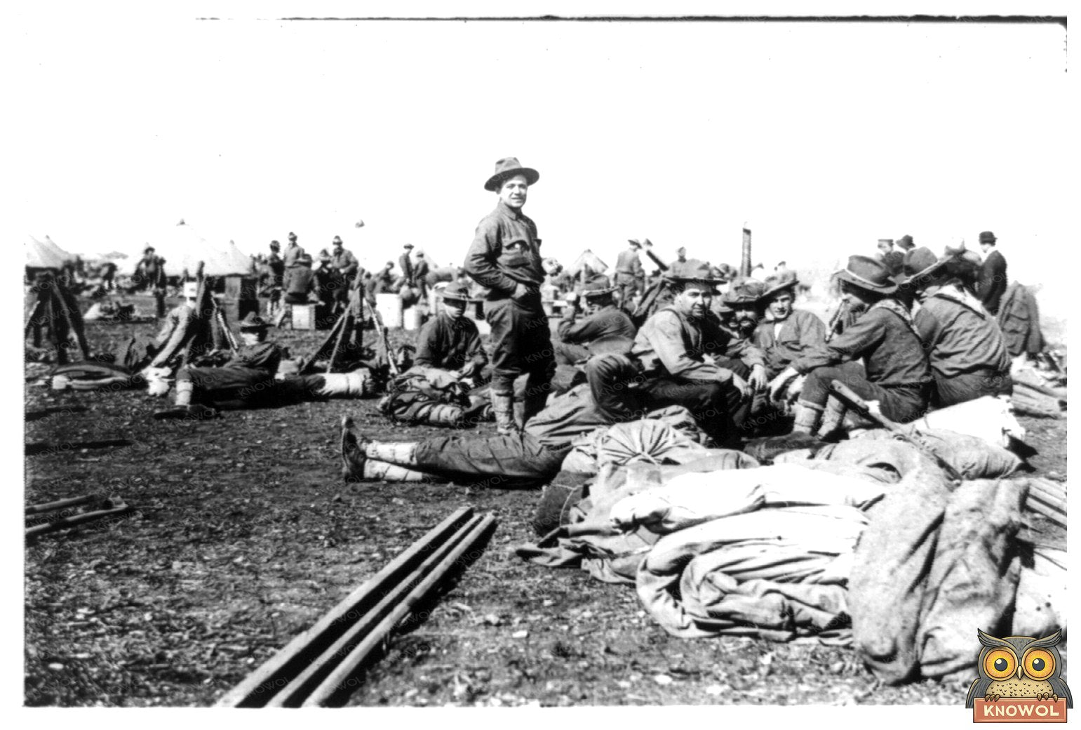 1911 Camp Life of U.S. Armys 17th Infantry in Texas