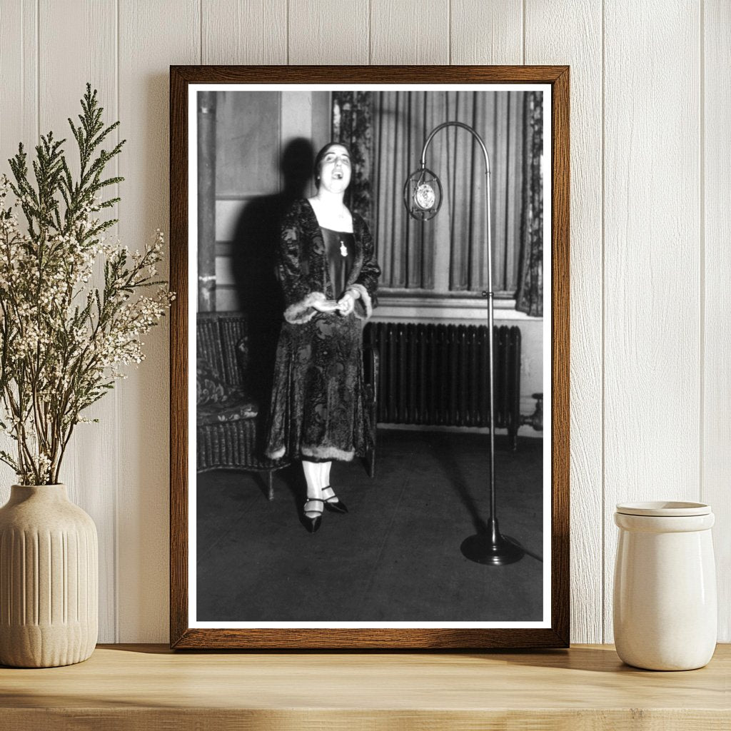 Elegant Portrait of Dusolina Giannini, 1926