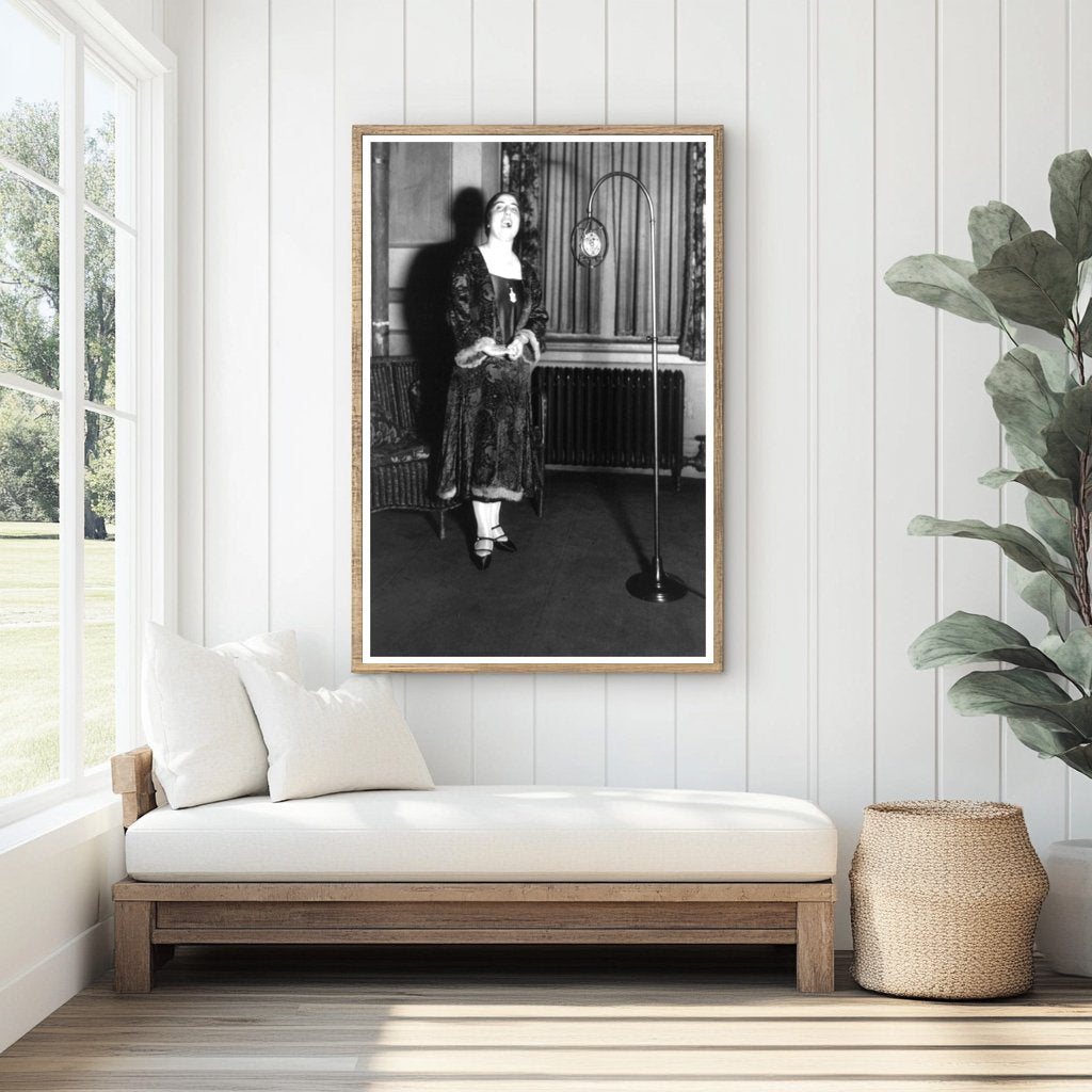 Elegant Portrait of Dusolina Giannini, 1926