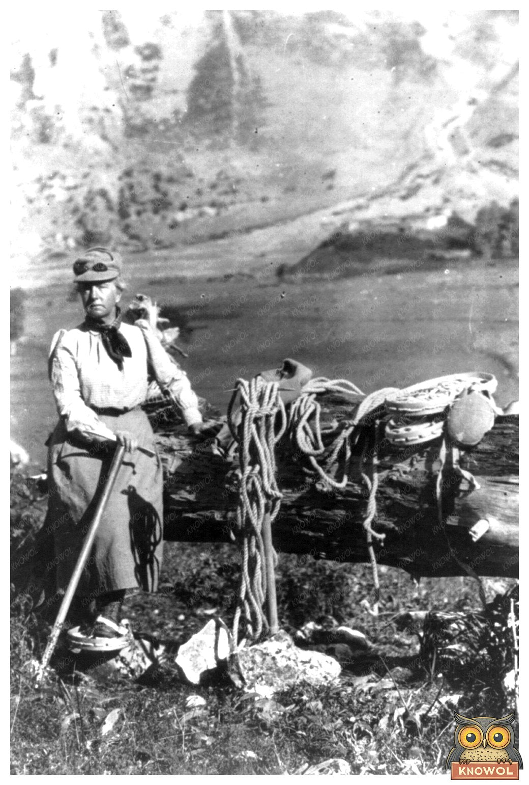 Pioneering Mountaineer Fannie Bullock Workman Hiking Gear