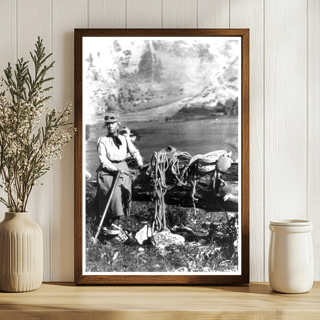 Pioneering Mountaineer Fannie Bullock Workman Hiking Gear