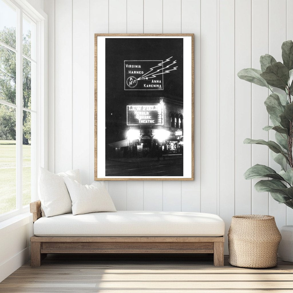 1908 Vintage Theatre Ad: Lew Fields at Herald Square