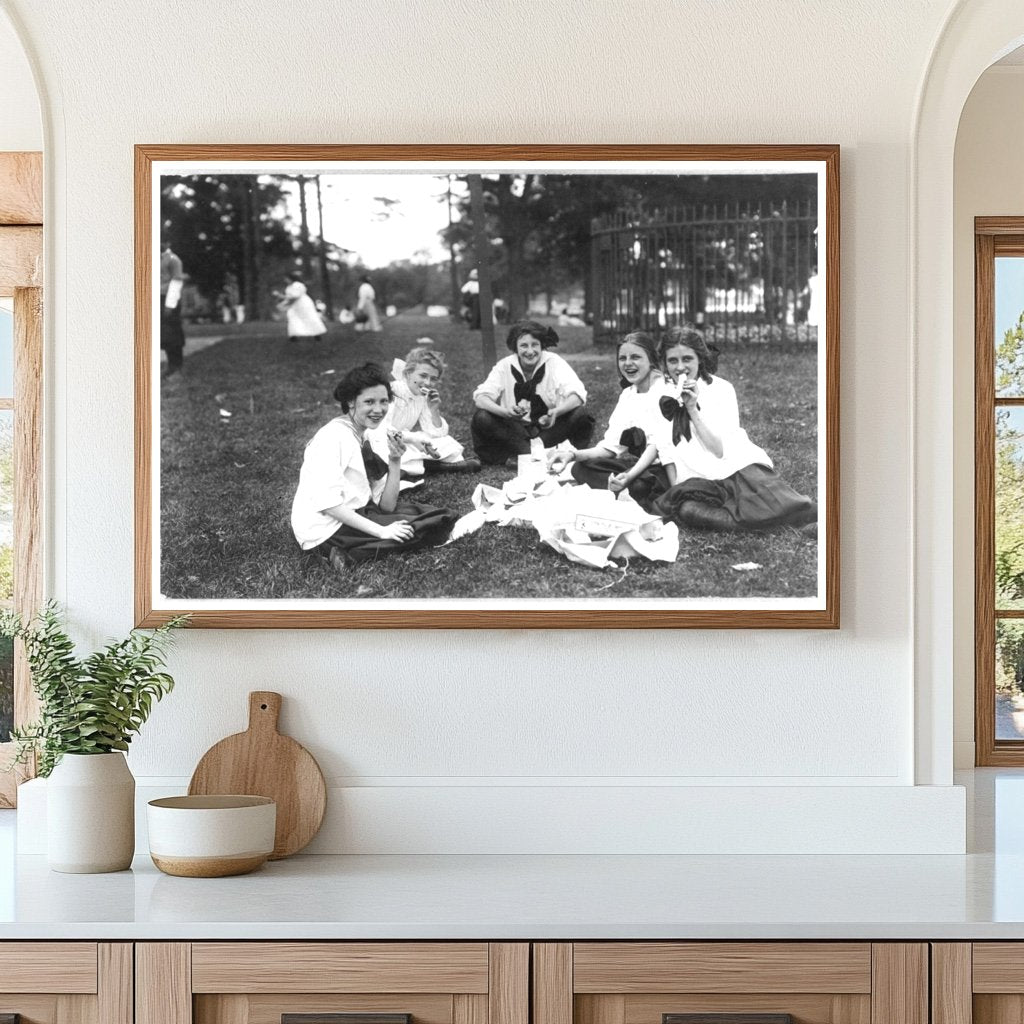 Serene Bronx Park Scene - March 1919 Memories