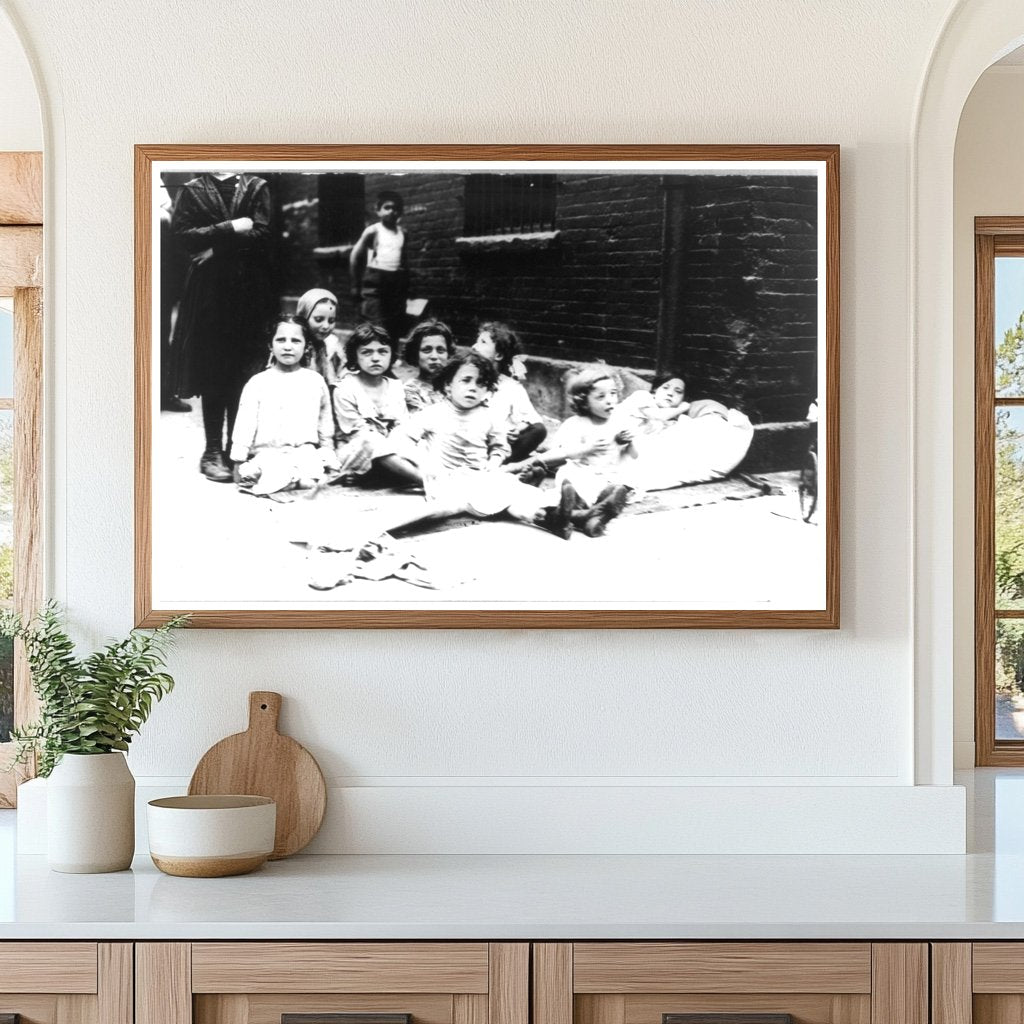 Street Life in Early 20th Century NYC: Children at Play