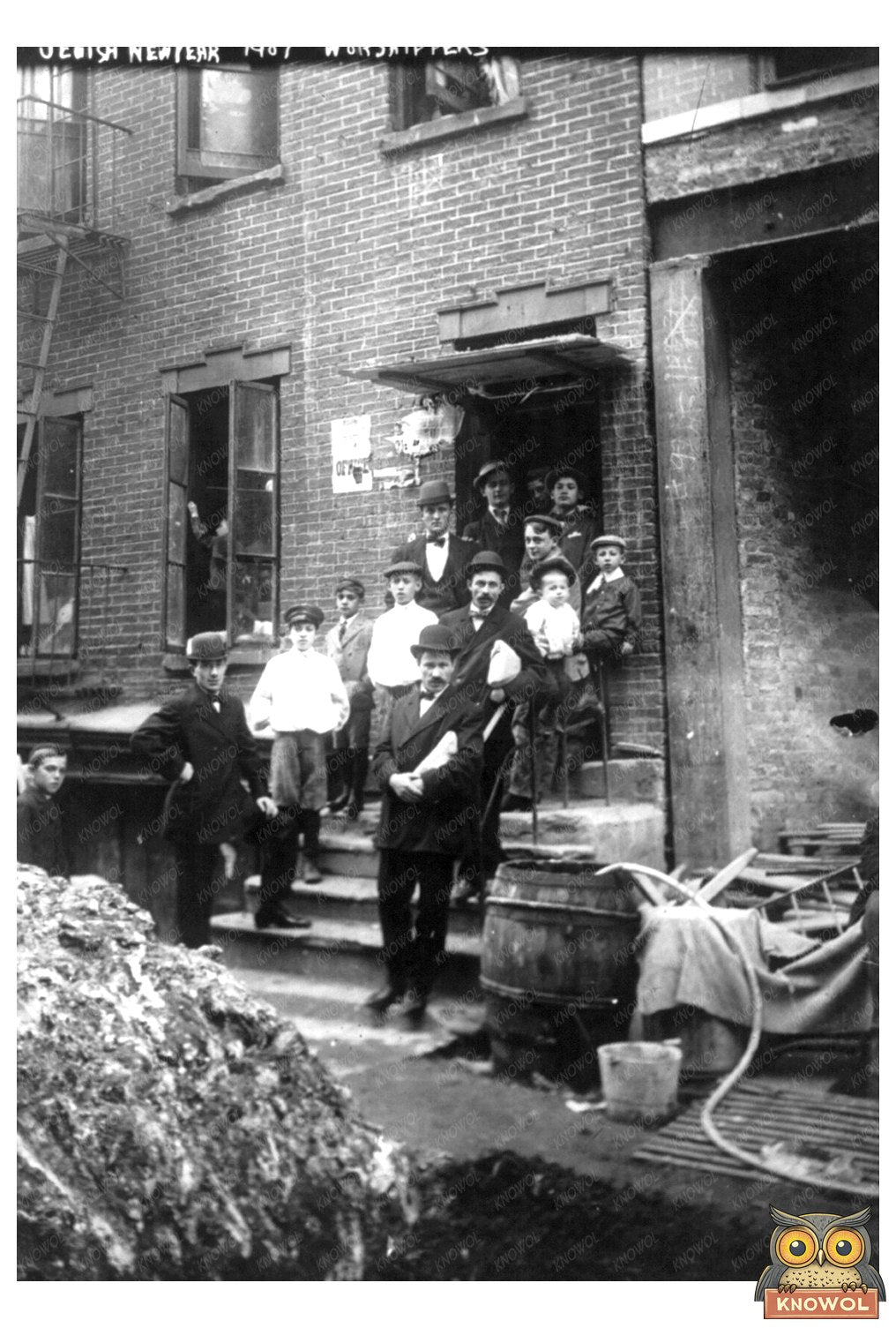 1907 Jewish New Year Celebration in New York City