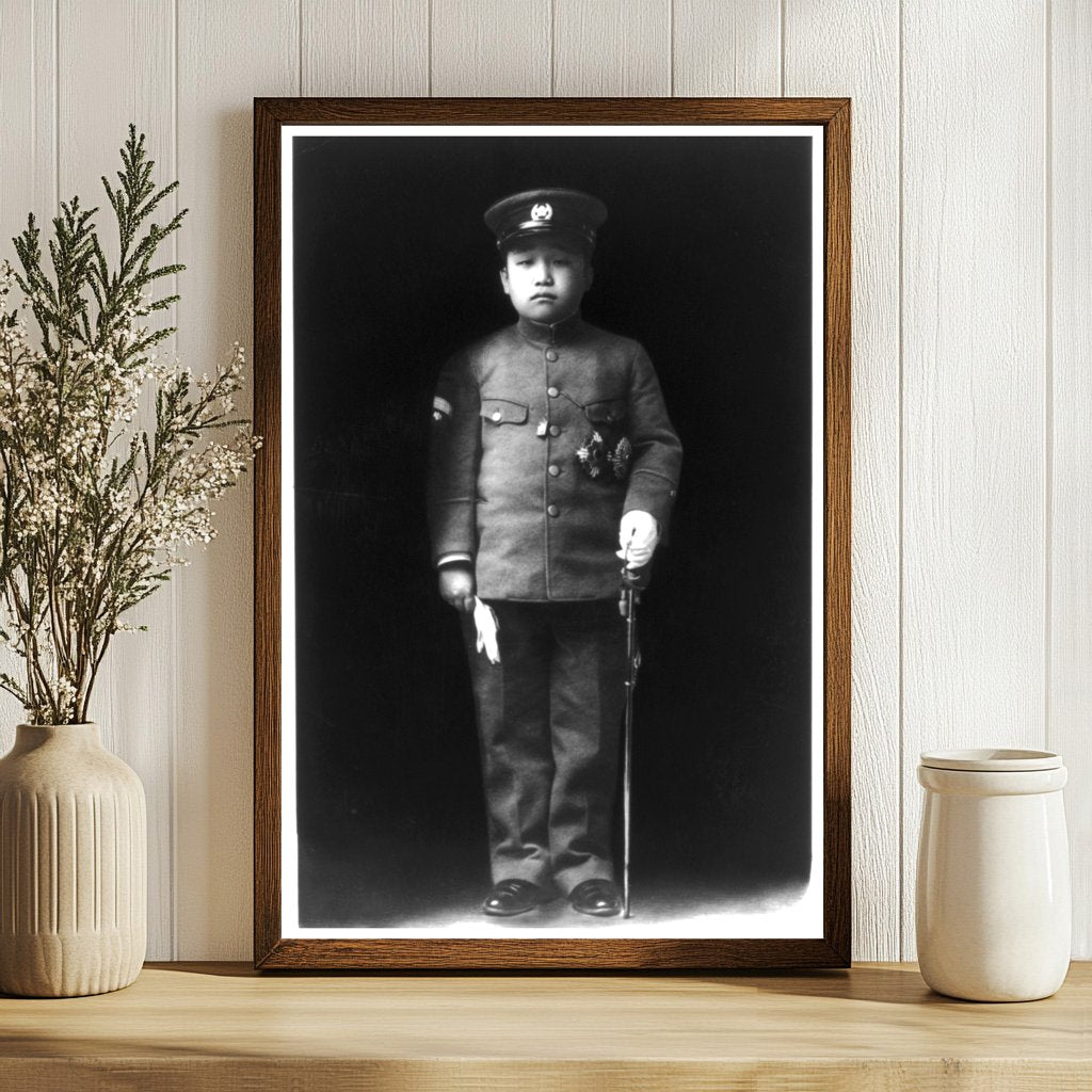 Historic Portrait of Prince Yi, Ŭn of Korea (1897-1970)