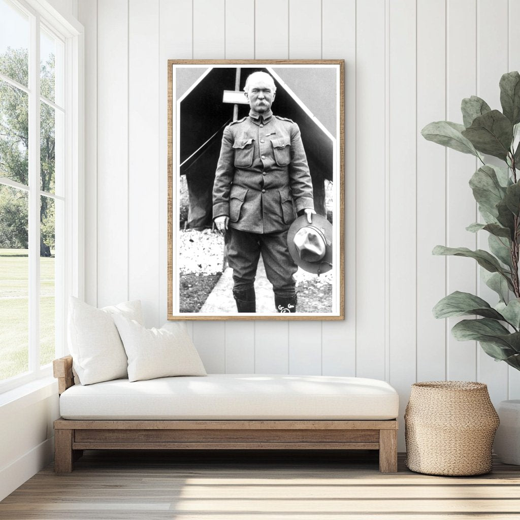 Historic 1913 Portrait of General Carter in San Antonio