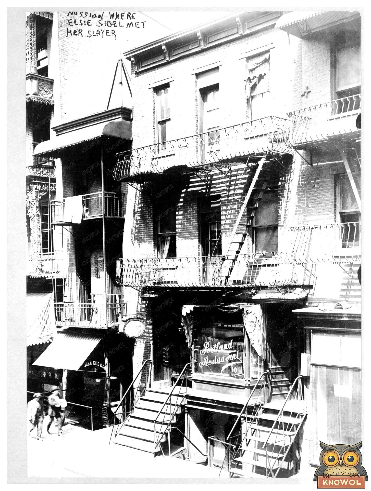 Chinatown 1909: Site of Infamous Elsie Sigel Encounter
