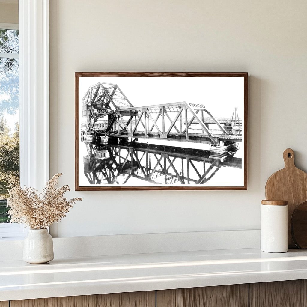 Historic 1200-Ton Railroad Bridge Over Cape Cod Canal