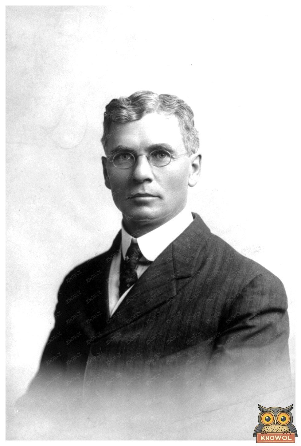 Vintage Portrait of Influential Civil Engineer Arthur Davis
