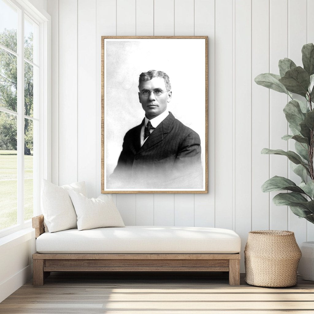 Vintage Portrait of Influential Civil Engineer Arthur Davis
