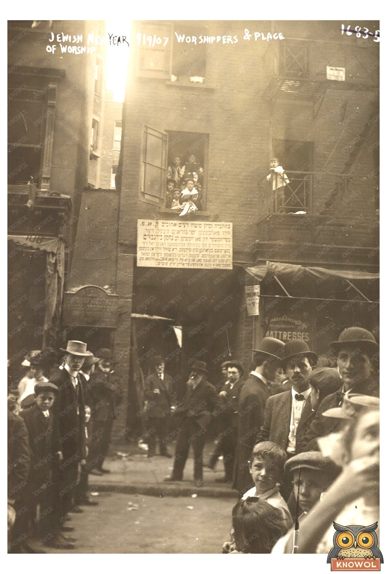 1907 Rosh ha-Shanah Celebration in New York Synagogue