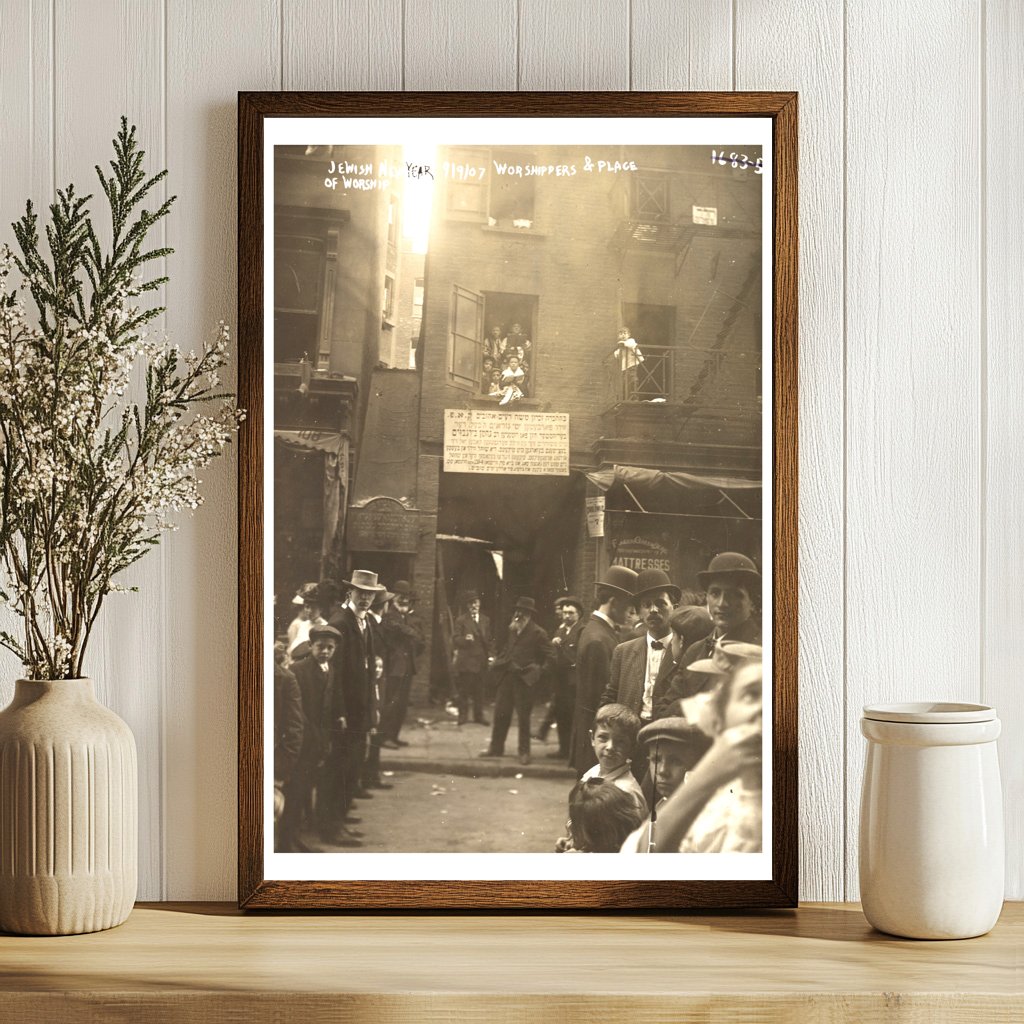 1907 Rosh ha-Shanah Celebration in New York Synagogue