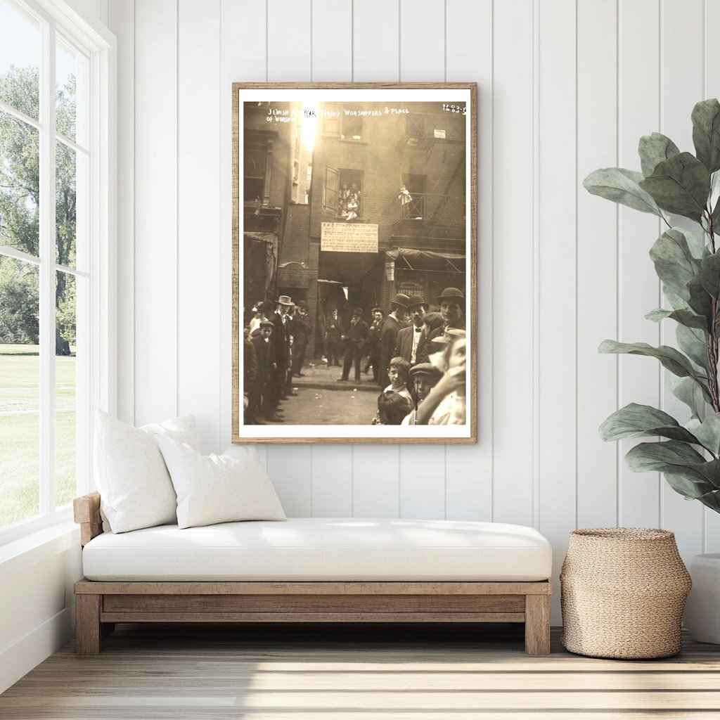 1907 Rosh ha-Shanah Celebration in New York Synagogue