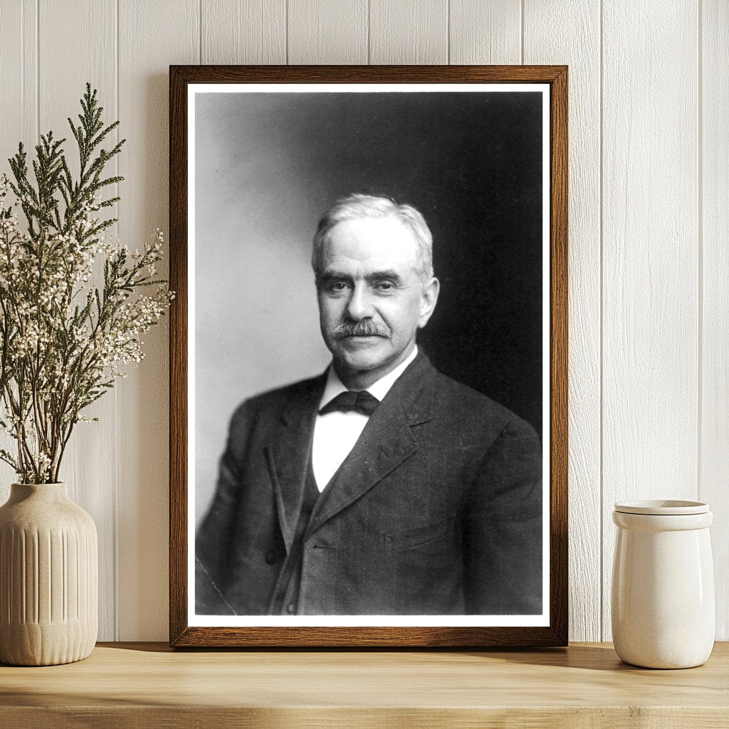 Vintage Portrait of Chicagos Esteemed Salesman Farwell