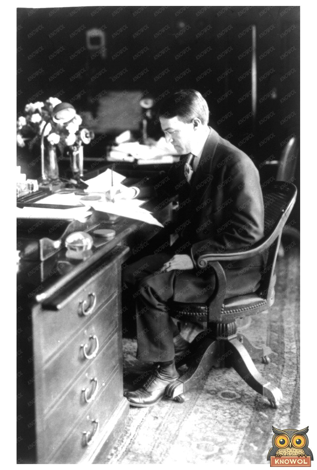 Historic Portrait of Fred Warner Carpenter, c. 1909