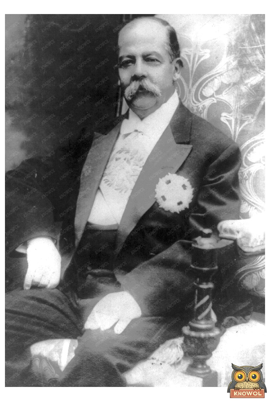 Manuel E. Cabrera: Elegant Three-Quarter Seated Portrait