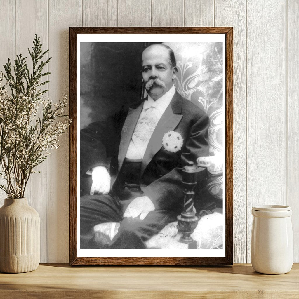 Manuel E. Cabrera: Elegant Three-Quarter Seated Portrait