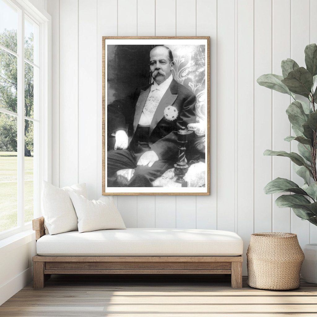 Manuel E. Cabrera: Elegant Three-Quarter Seated Portrait