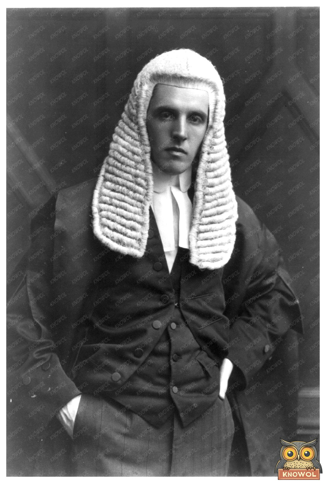 Regal Portrait of Lord Birkenhead in Judicial Attire
