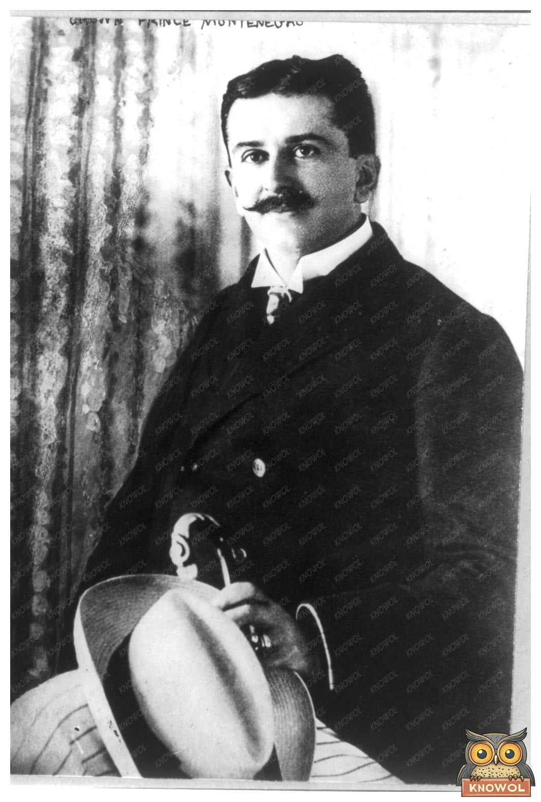 Elegant Portrait of Crown Prince Danielo of Montenegro, 1912