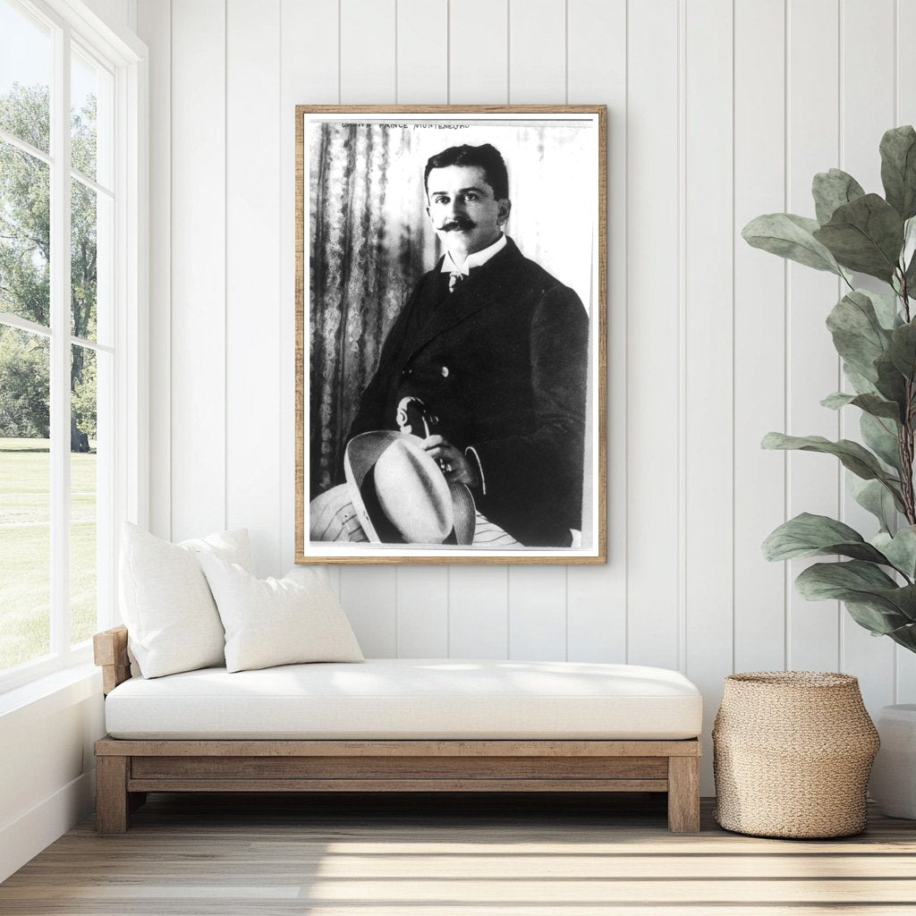 Elegant Portrait of Crown Prince Danielo of Montenegro, 1912