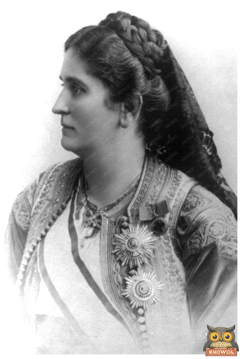 Elegant Portrait of Princess Milena of Montenegro