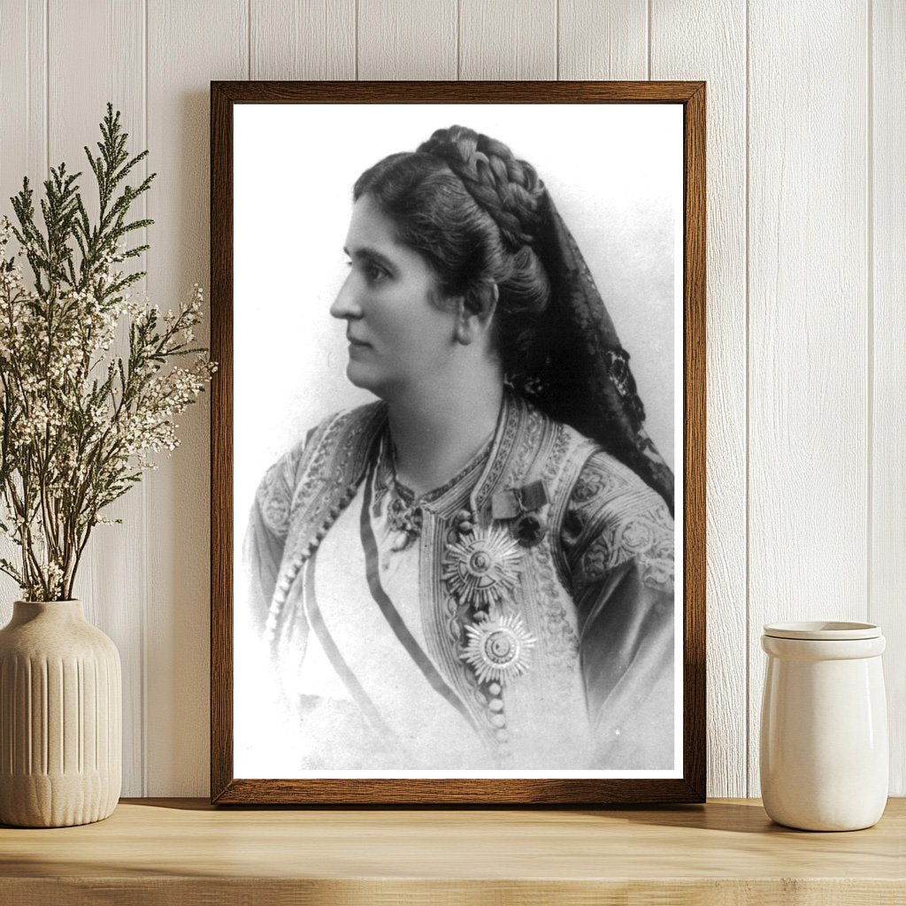 Elegant Portrait of Princess Milena of Montenegro