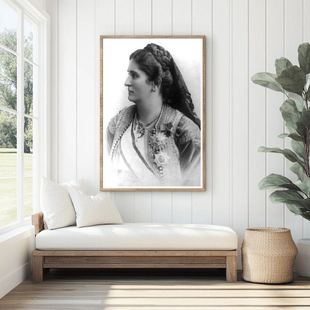 Elegant Portrait of Princess Milena of Montenegro