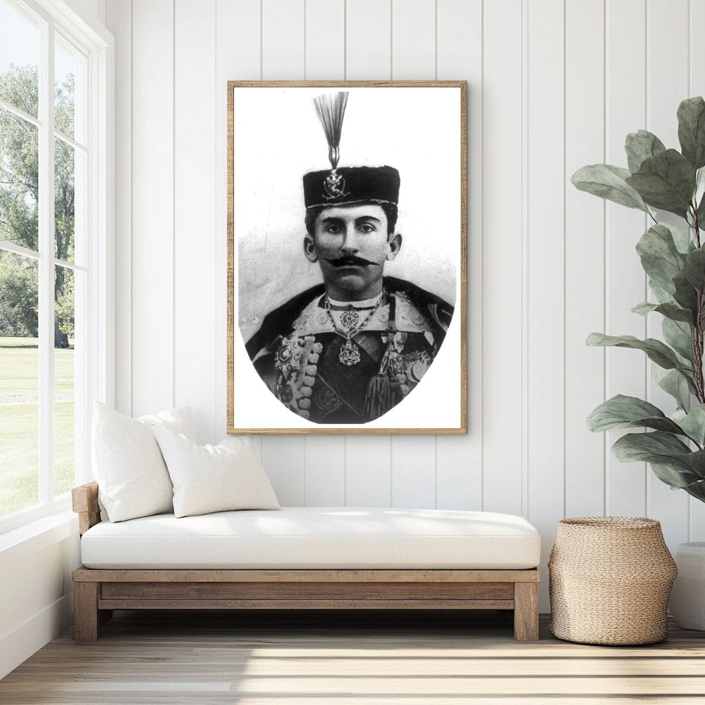 Historic Portrait of Prince Peter, Montenegros 1908 Leader