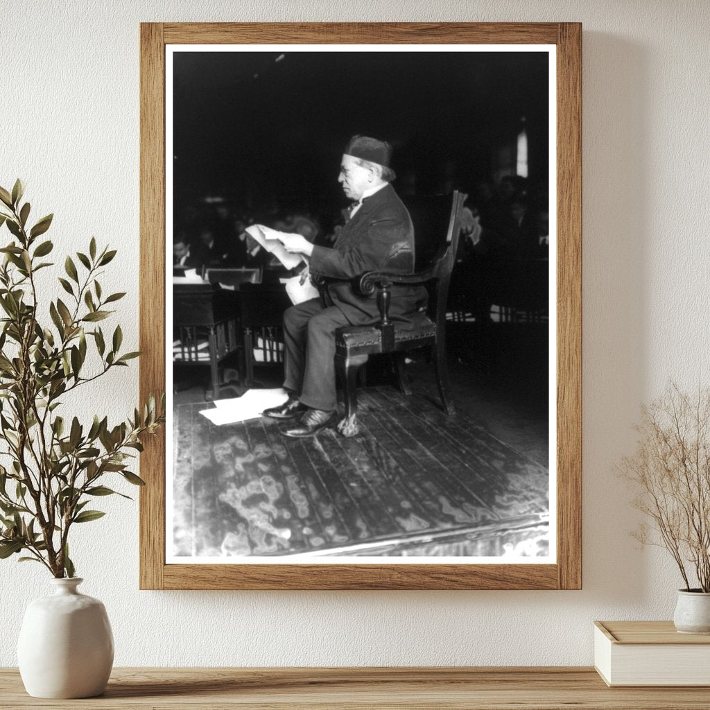 Samuel Gompers Advocates for Labor Rights, 1915