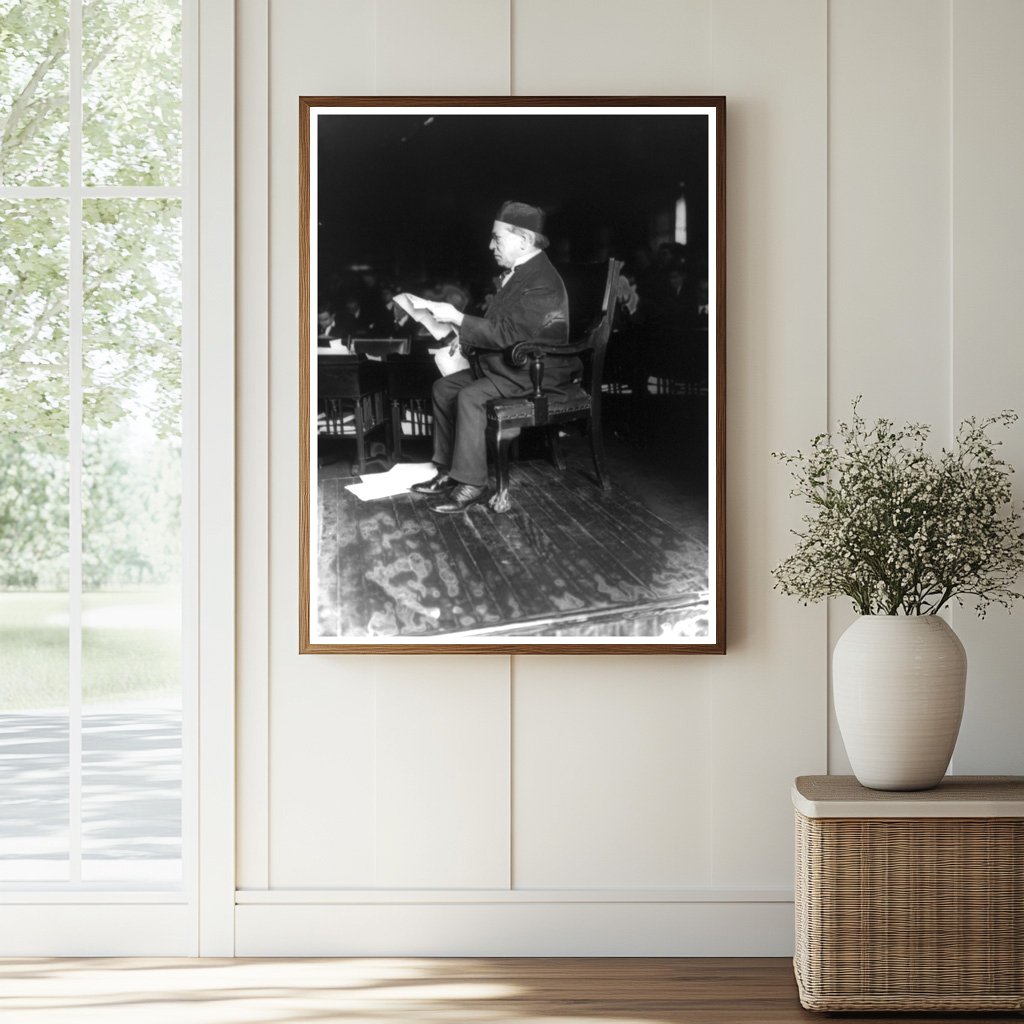 Samuel Gompers Advocates for Labor Rights, 1915