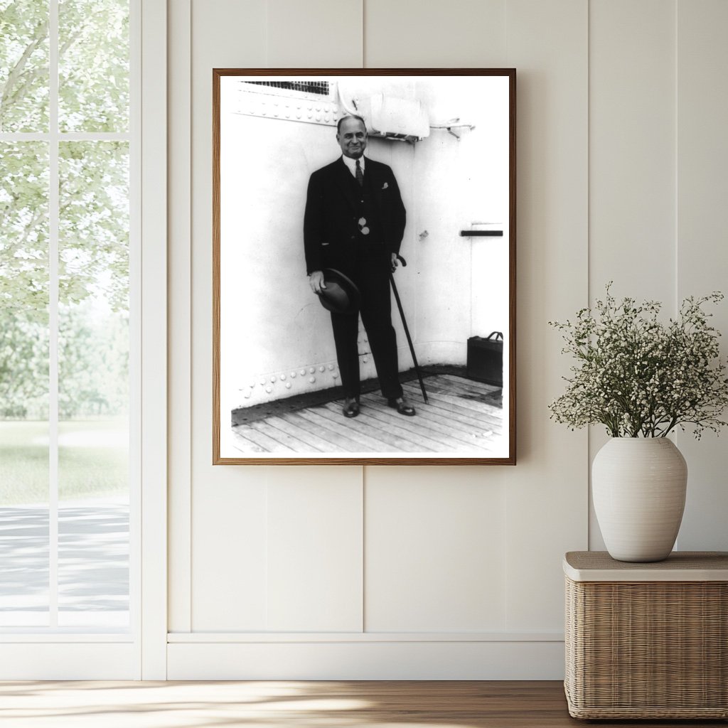 1928 Portrait of an Admirable Navy Leader