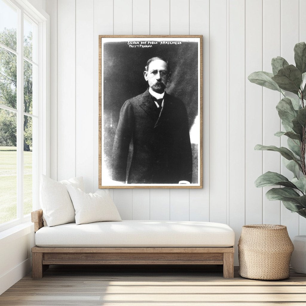 1910 Half-Length Portrait of Panamas Acting President