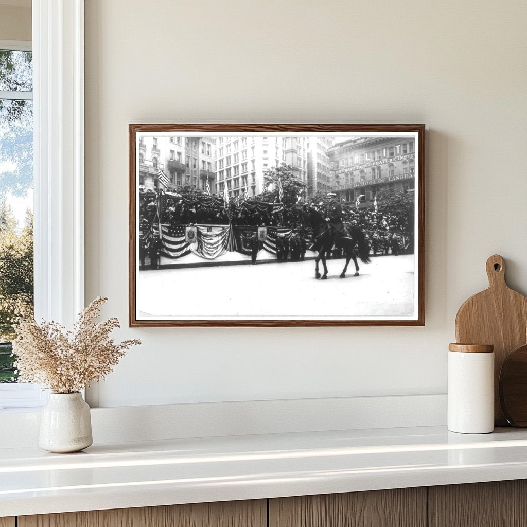 1908 New York City Police Parade on Horseback