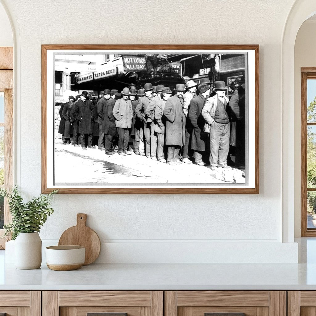 Bowery Bread Line: A Glimpse of 1910 Hardship