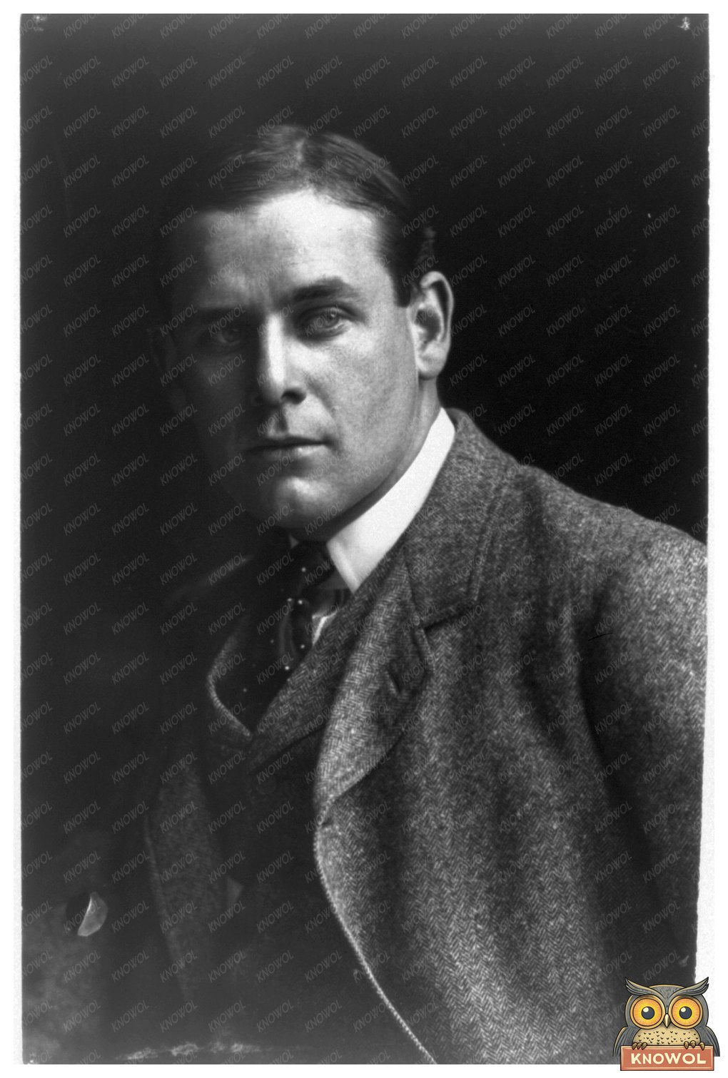 Striking Bust Portrait of Notable Early 20th-Century Artist