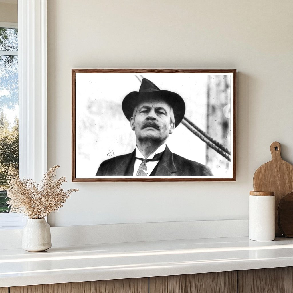 1910 Portrait of a Pioneering Journalist and Explorer