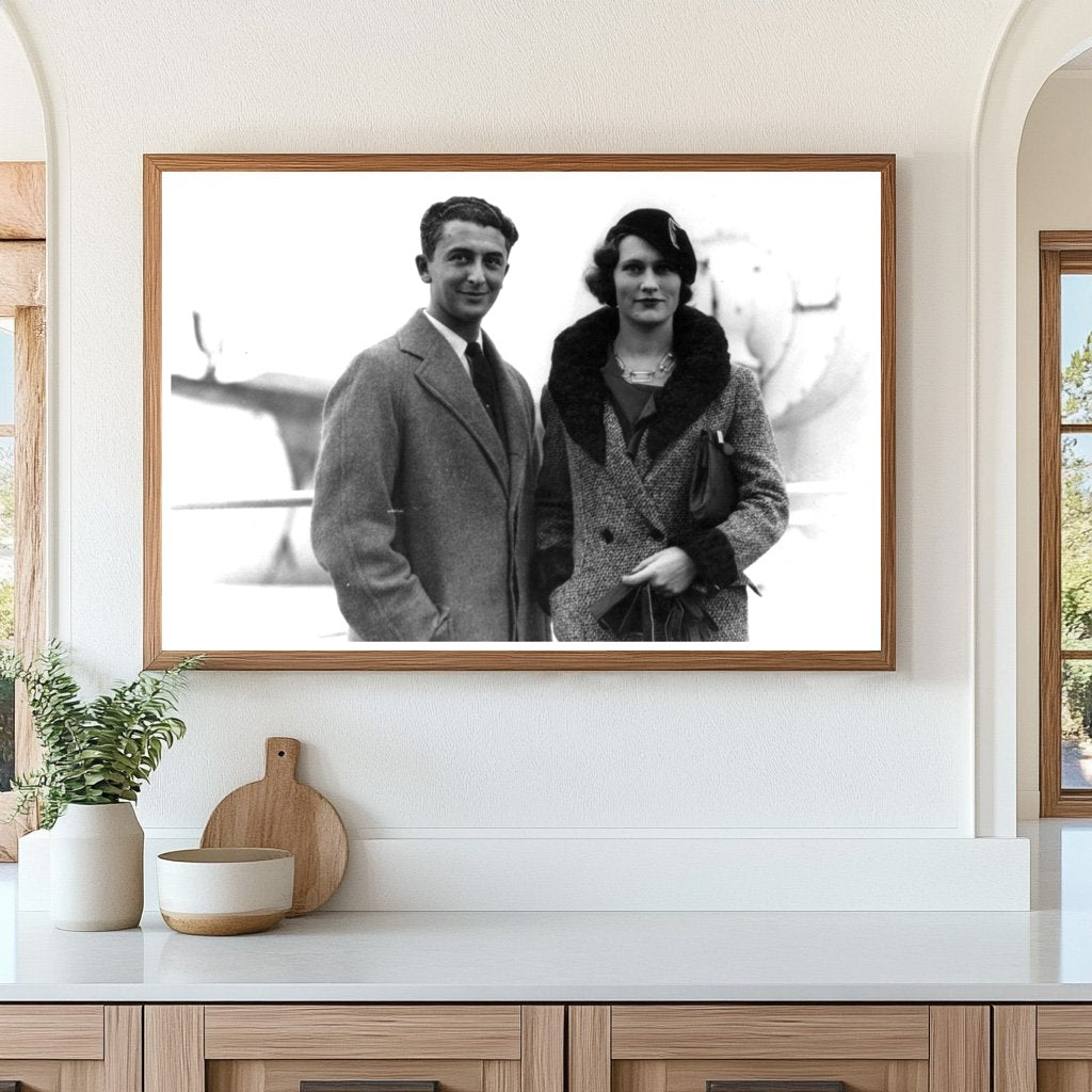 1920s Portrait of a Conductor with His Muse