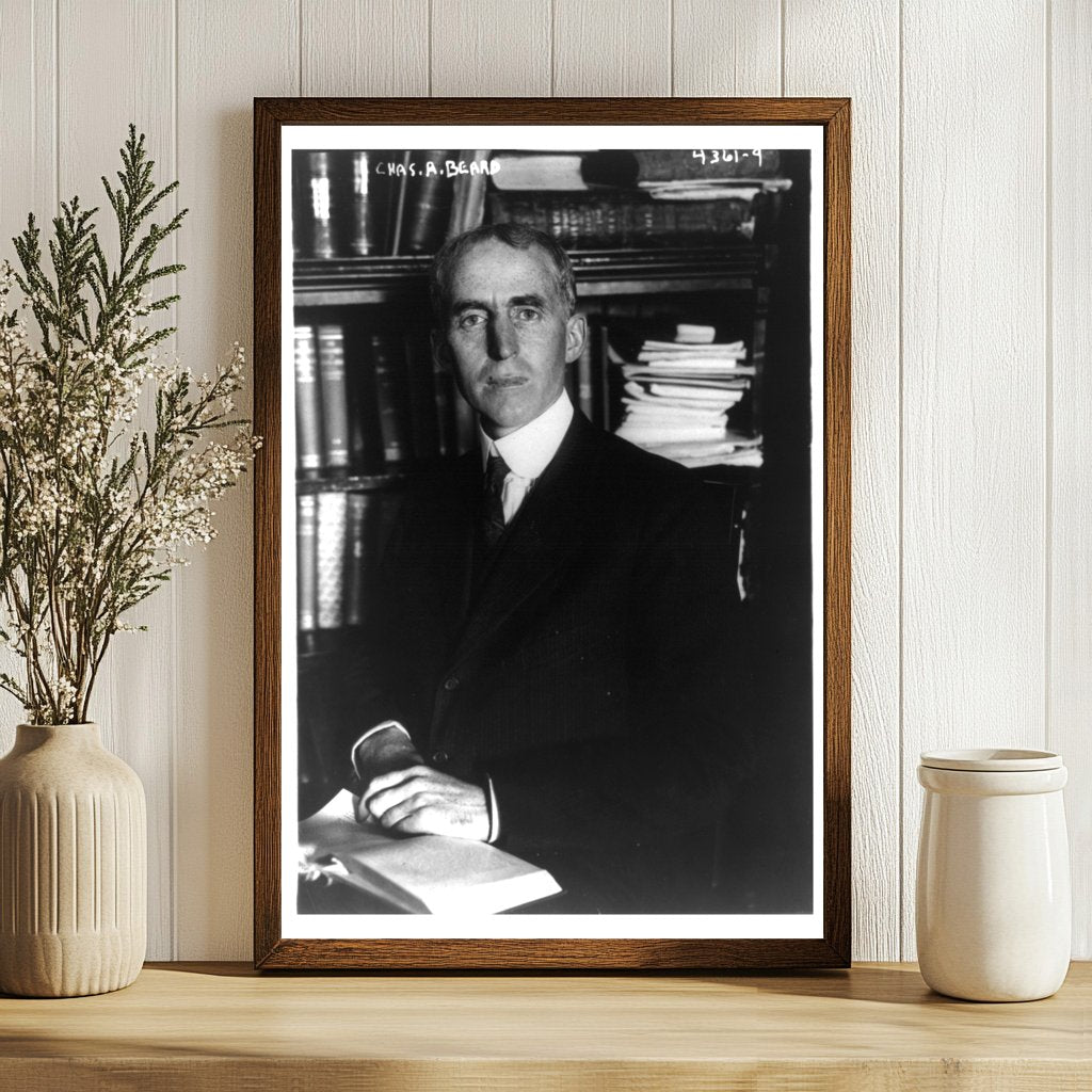 Thoughtful Historian Portrait: Charles A. Beard, 1917